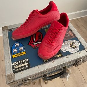 Men’s red fashion sneaker by Zara. Size 10.5 worn once.